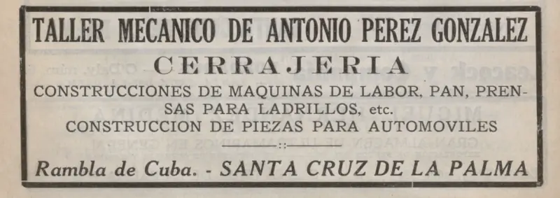 Publicidad Guía Industrial, 1933